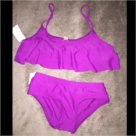 COPY - Free People Purple Solid 2 Piece Sophia Bikini - Picture 4 of 4